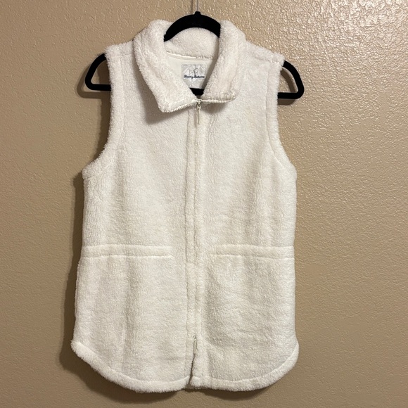 Tommy Bahama Jackets & Blazers - Tommy Bahama Ivory Sleeveless Vest